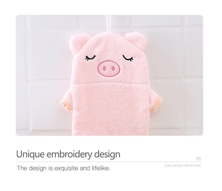 Cute cartoon hand towel-9